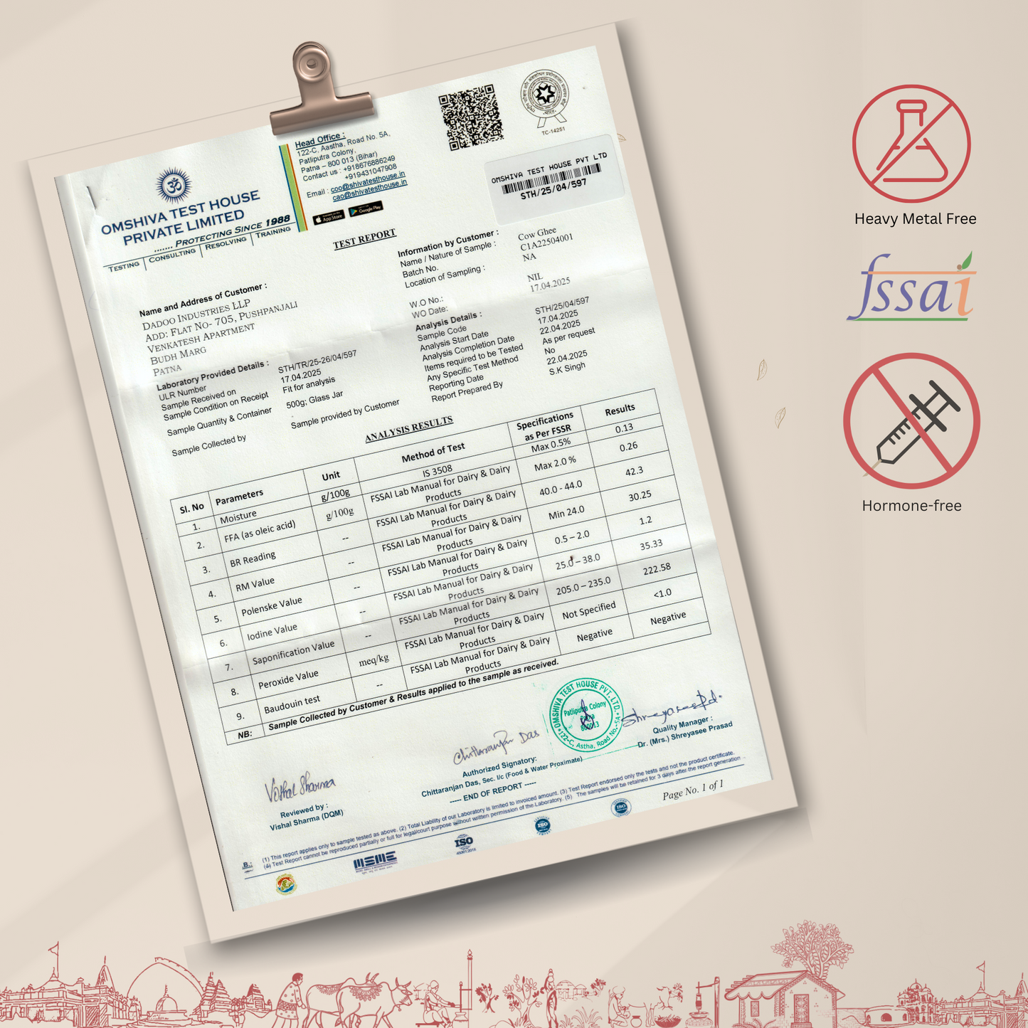 250 ml Bilona A2 Bachaur Cow Ghee