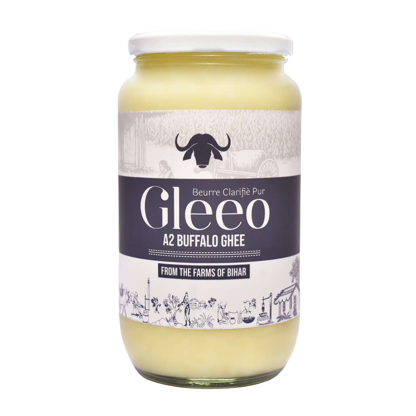 1 Liter Bilona A2 Murrah Buffalo Ghee