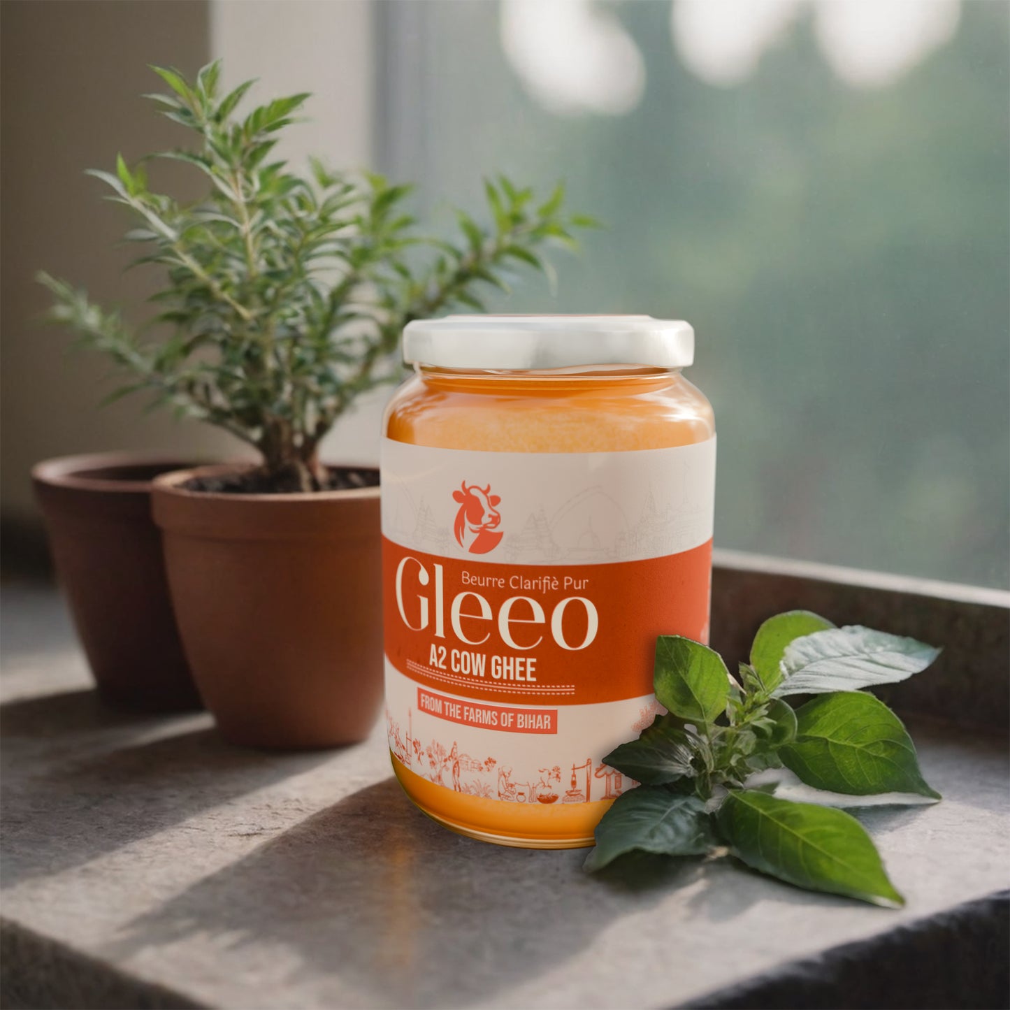 1 Ltr Bilona A2 Bachaur Cow Ghee